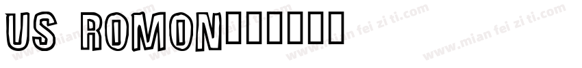 US Romon字体转换